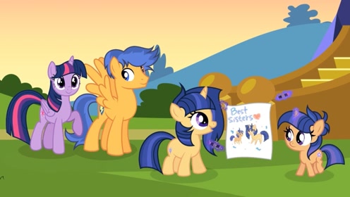 《小马宝莉》退休后的紫悦和孩子们!