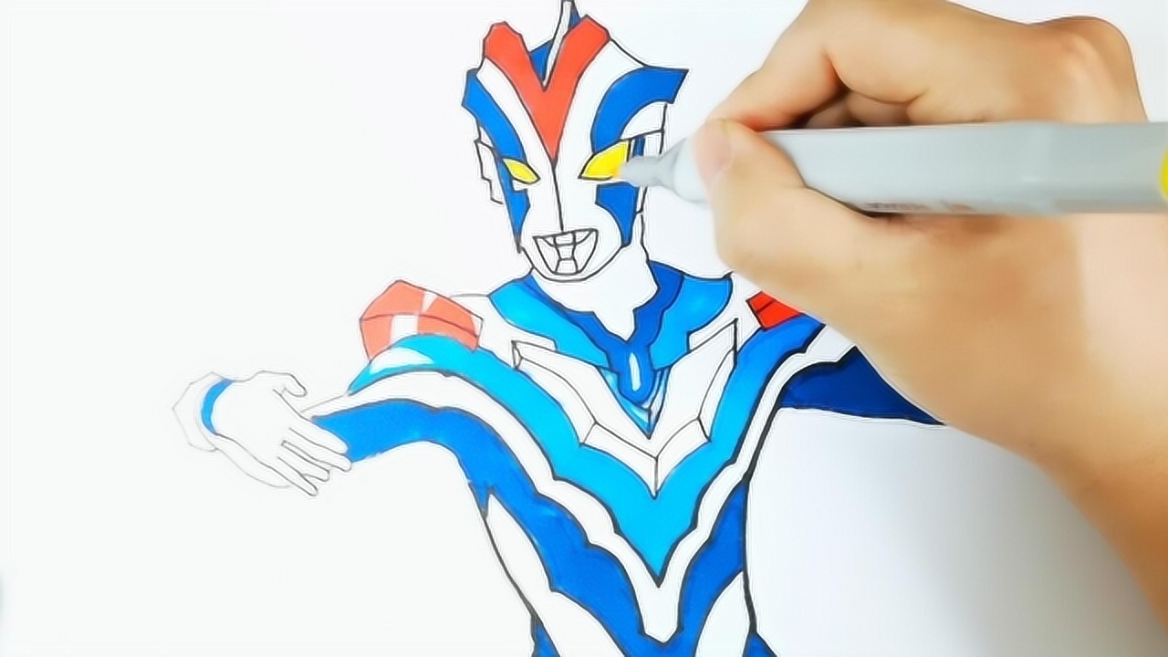 给维克特里奥特曼涂颜色!你知道高雅的骑士形态应该怎么配色吗?