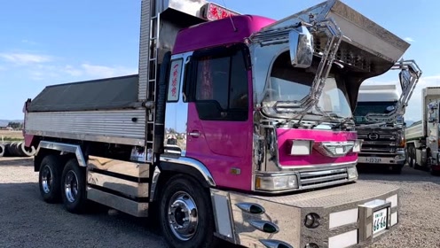 各种酷炫的日本泥头车,看起来还真亮丽