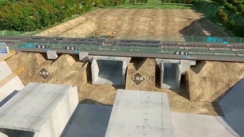 箱涵顶进施工工艺流程动画