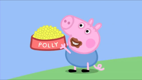 小猪佩奇和乔治帮助小老鼠找到食物