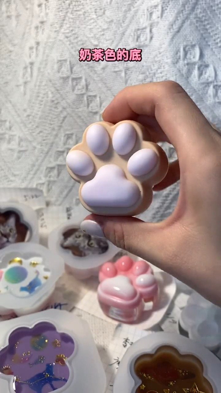 最近做了一批星座款猫爪,种类多种任你选!#手工#滴胶