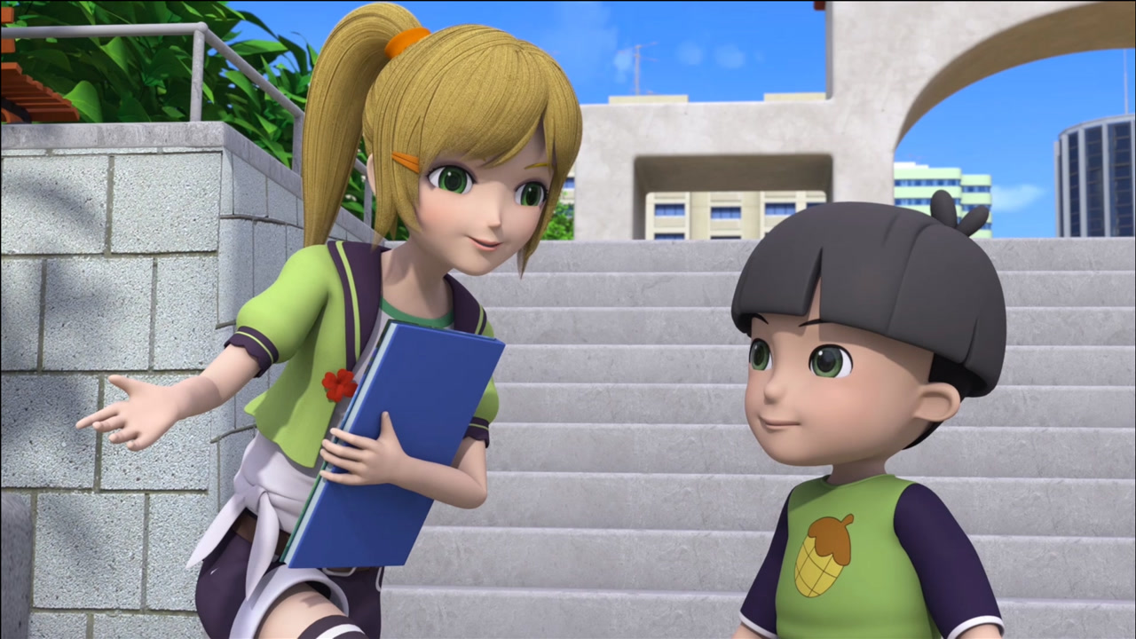 魔幻陀螺5:松儿救球,用的是小灵的绝招"虎啸音波"