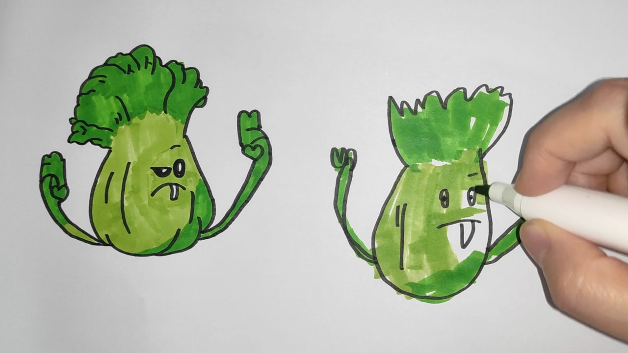 哥哥画的菜问真的是太帅了吧