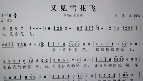 新歌老歌大家唱又见雪花飞