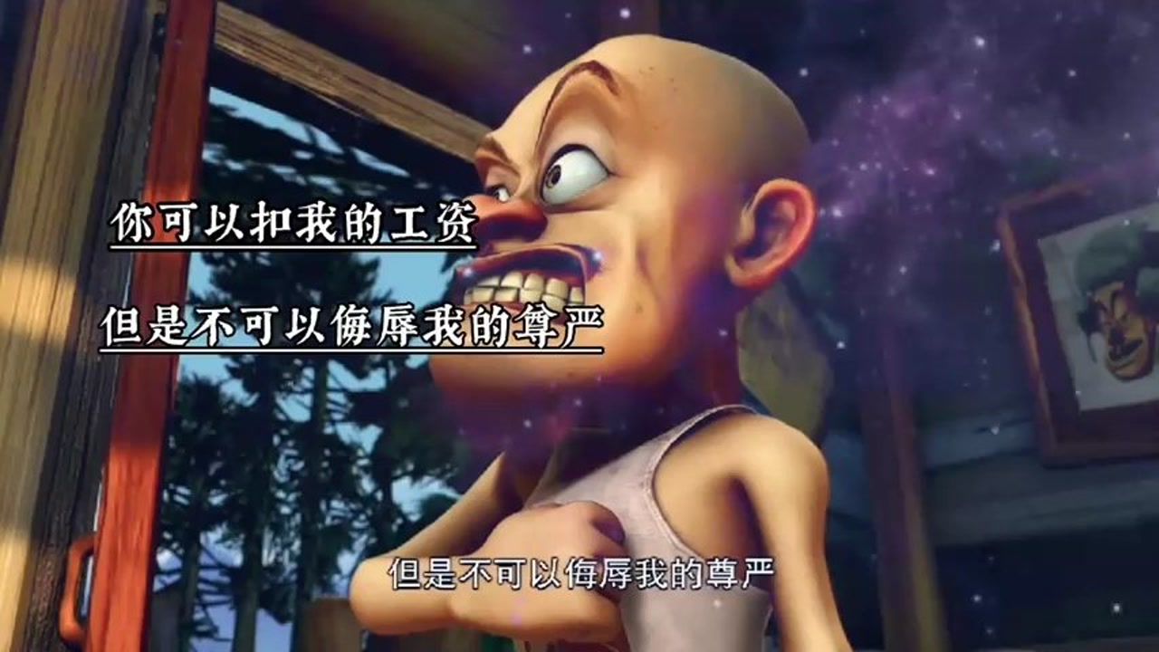 熊出没之夺宝熊兵光头强乱开车被交警叔叔盯上了