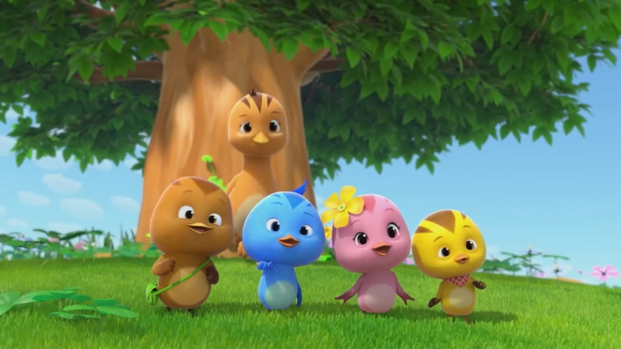 小朋友,快来跟着萌鸡小队参观奇异的原野风光,还有有趣多彩的牧场呦