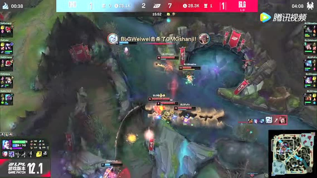 小奶油飞机脱节先行阵亡 weiwei无解收割拿下三杀
