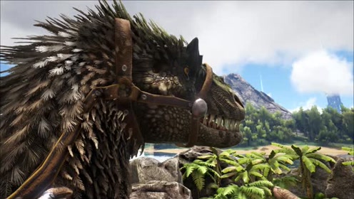 【短手游戏】方舟生存进化 第一只中国恐龙 羽暴龙! !