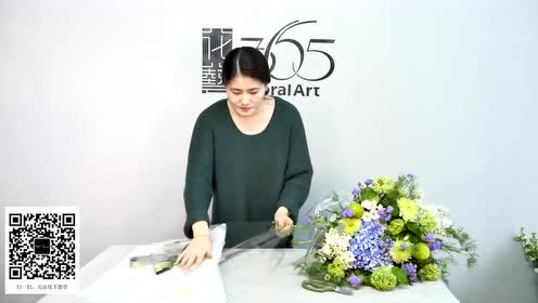 绿闪黄点灭蓝花束 腾讯视频