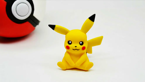 diy创意手工软陶制作神奇宝贝中的皮卡丘,很可爱啊!