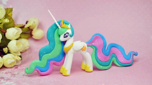 diy创意手工粘土软陶制作动画片《小马宝莉》中的宇宙公主