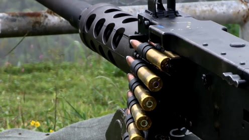 实弹射击演练m2,m240机枪,大口径弹药任意挥霍看着心疼!