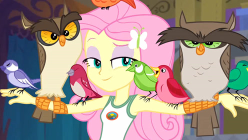 《小马国女孩》森林传奇,碧琪获得了爆炸魔法,柔柔可以和小动物说话