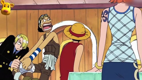 海贼王:娜美把路线告诉大家之后,乌索普跟山治抢了起来.