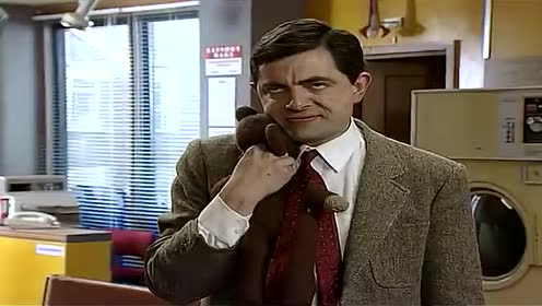 憨豆先生去洗衣店洗衣服02