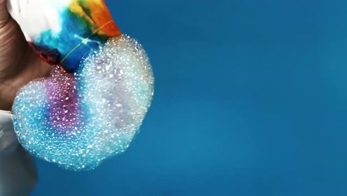 科学实验,彩虹泡泡的制作!