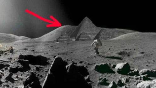 国外UFO专家称发现外星人相关事件！月球上存档照片，拍下它！的图片