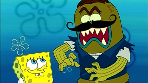 海绵宝宝:带着装扮后的复仇人去超市买东西了!