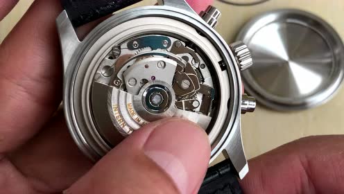 原单万国飞行员系列计时腕表iw377701 瑞士eta7750机芯 鳄鱼皮