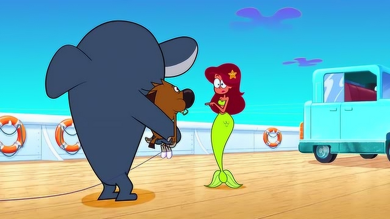 鲨鱼哥与美人鱼:鲨鱼哥得知宝宝就是鬣狗,心都碎了.