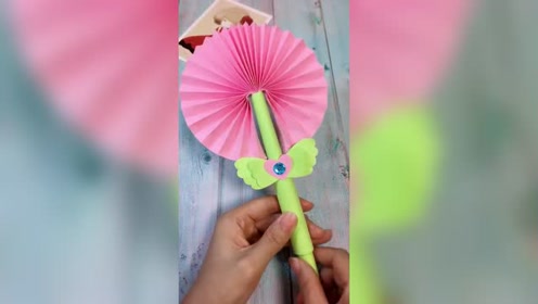 做一个可以伸缩的扇子,很简单,学起来