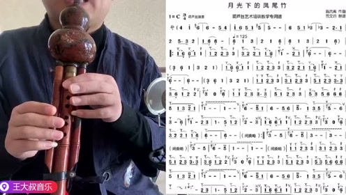 葫芦丝学习25课：《月光下的凤尾竹》精讲1 一句一句教抠细节技巧
