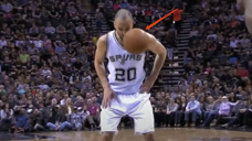 NBA搞笑解说：詹姆斯被对手砸懵，吉诺比利遭裁判袭击！