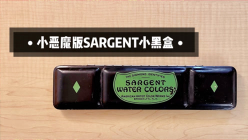 水彩 画材 来看看这盒可可爱爱的小恶魔版sargent古董水彩吧 腾讯om视频 腾讯网
