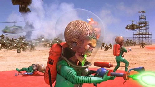 火星人大举入侵地球,人类军队毫无招架之力,被打的节节败退,经典科幻