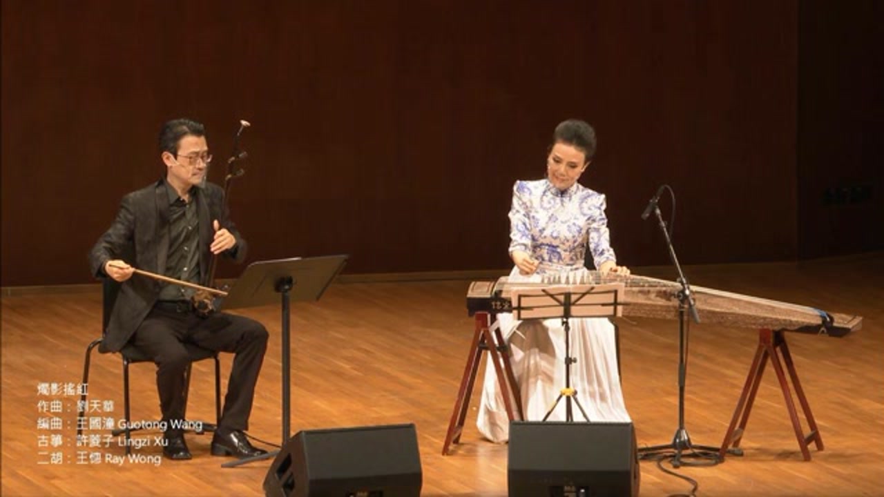 王憓,许菱子二胡古筝演奏《烛影摇红》,刘天华曲