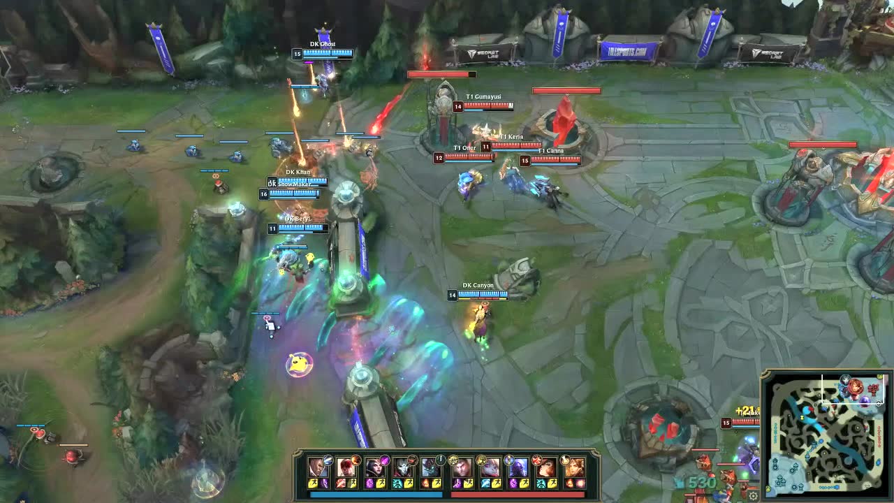 【高光时刻】T1 vs DK 第1局