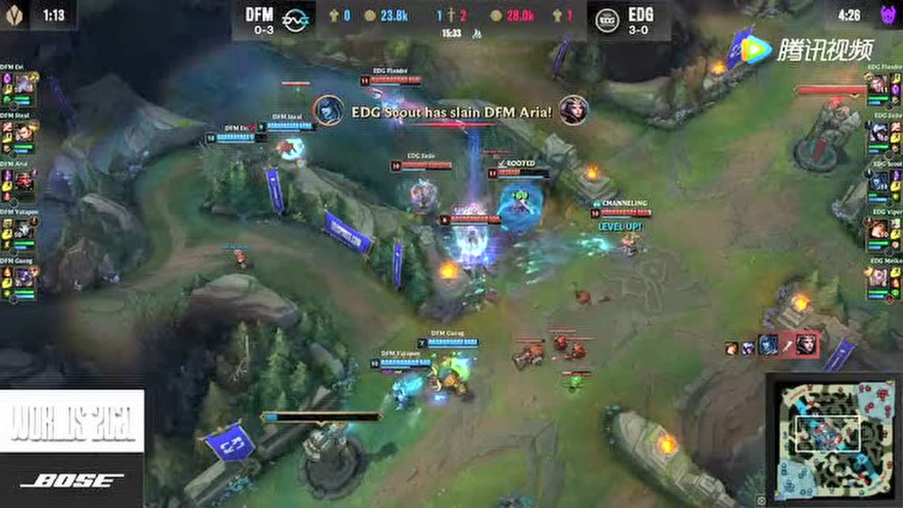 Aria妖姬魔影迷踪被控瞬倒 EDG团战毫不费力0换2