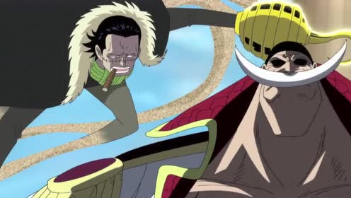 海贼王 顶上战争老沙偷袭白胡子被路飞一脚踢飞进步神速