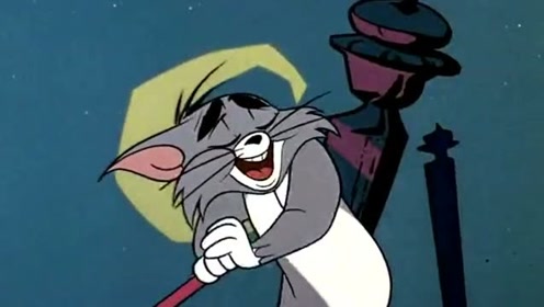 猫和老鼠:汤姆好像一个艺术家 边划船边唱歌