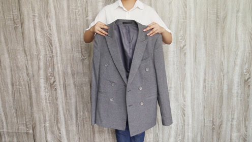 西装衬衫怎么叠?这个叠法,省空间还不会压皱衣服,出差旅行好帮手