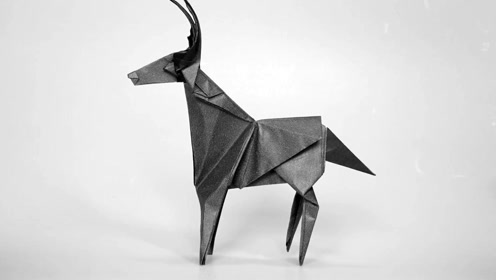 手工创意折纸diy,如何折叠一只小鹿,详细折纸教学