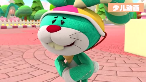 彩虹宝宝:兔叨叨肚子疼的不得了,露露问它发生了什么事!