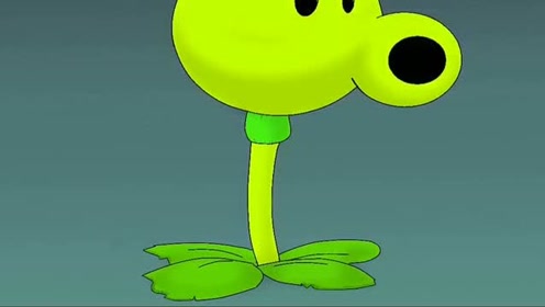 《植物大战僵尸》豌豆射手是如何从种子成长的,真是太炫酷了