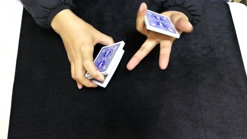 花式切牌,假三切,基础的魔术手法