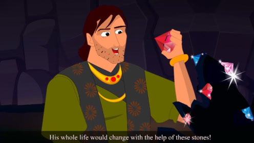 辛巴达历险记:辛巴达乘着巨鸟离开小岛,降落时掉入充满钻石的啥创