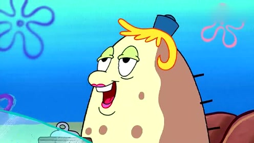 海绵宝宝:泡芙老师是河豚?一生气就膨胀起来的样子真是搞笑