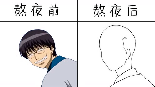 志村新八熬夜前vs熬夜后,网友:熬夜不好,还是通宵吧