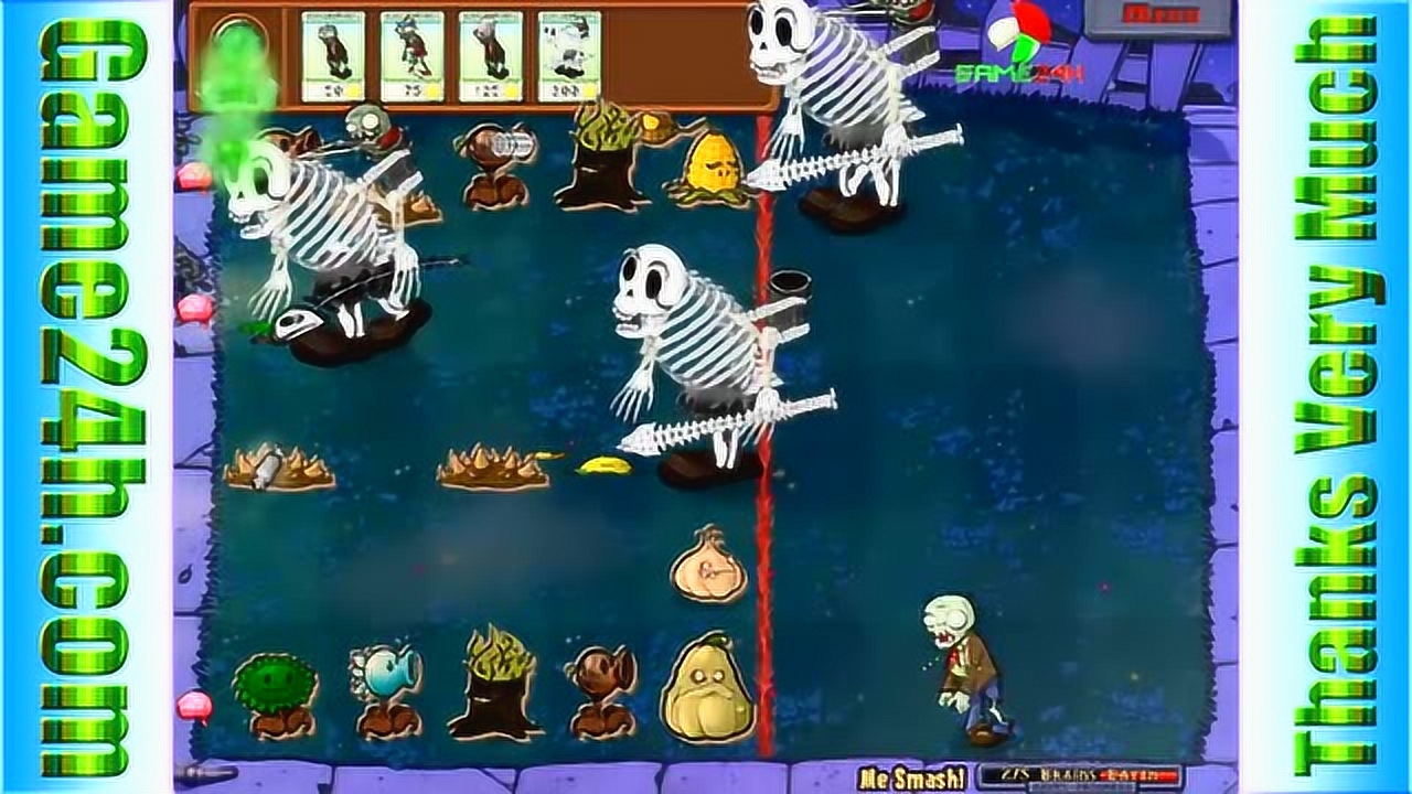 植物大战僵尸:万圣节 骷髅巨人僵尸来袭