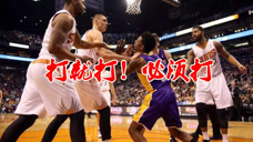 5佳榜单：五大为队友出气时刻！JR欧文为詹皇怒推对手