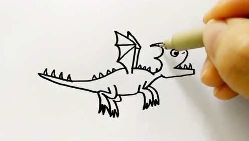 这次的数字创意绘画法厉害了,居然用732画出了一条龙
