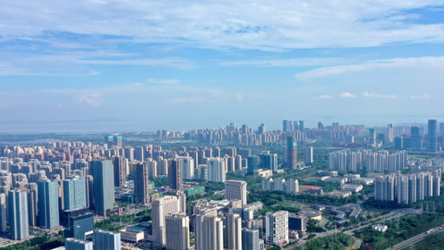 合肥滨湖新区最新航拍,震撼