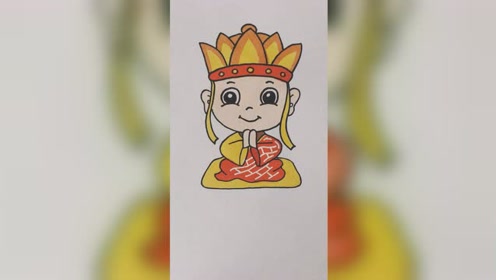 西游记唐僧简笔画