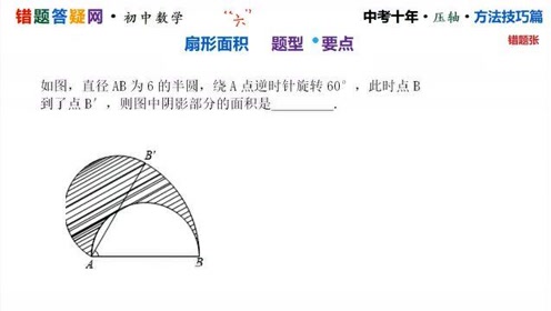 扇形面积公式 腾讯视频