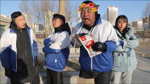 挑战"起泡胶搭帐篷",无敌输了被罚吃芥末,没想最后是一场梦